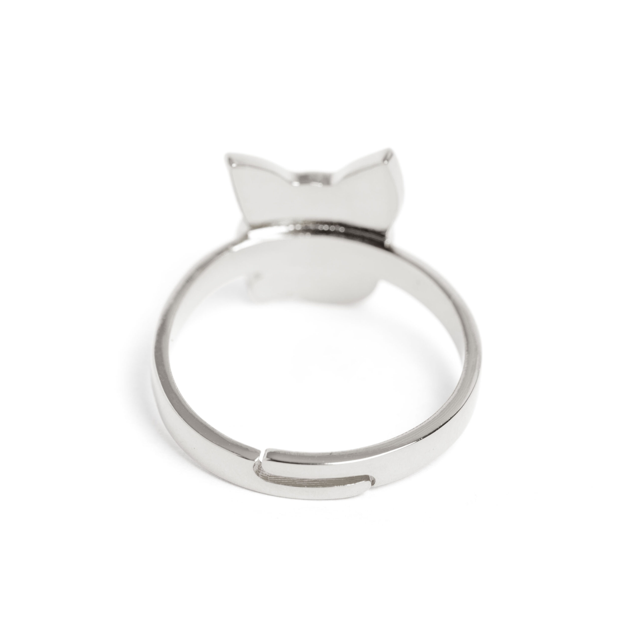 RikkaAdjustable Ring (White Gold Back)